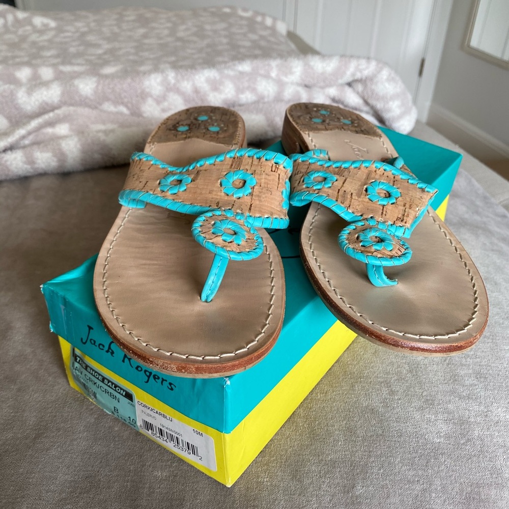 Clue corkscrew Jack Rogers sandals
